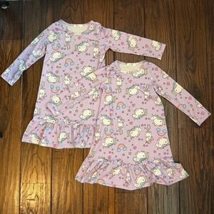 Unicorn Dreams Kids Pajamas - Pink